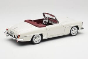 Mercedes 190 SL W121 Vaaleanharmaa Norev 1:18 B66040710 Metalli — kuva 4 / 10