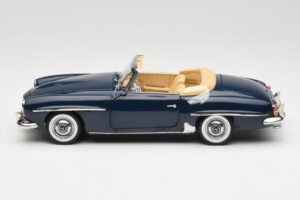 Mercedes 190 SL W121 Middle Blue Norev 1:18 183403 Metalli — kuva 4 / 8
