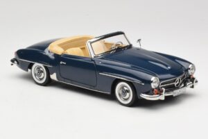 Mercedes 190 SL W121 Middle Blue Norev 1:18 183403 Metalli — kuva 6 / 8