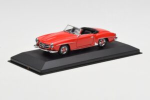 Mercedes 190 SL W121 Punainen Minichamps 1:43 940033131 Metalli — kuva 2 / 4