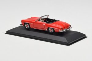 Mercedes 190 SL W121 Punainen Minichamps 1:43 940033131 Metalli — kuva 3 / 4