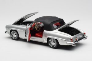 Mercedes 190 SL W121 Hopea Norev 1:18 B660640604 Metalli — kuva 5 / 8