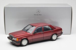 Mercedes 190E W201 2.0 Punainen Dealer Edition AUTOart 1:18 B66040383 Metalli — kuva 8 / 8
