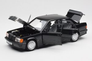 Mercedes 190E 2.3-16 W201 Musta Jälleenmyyjäpainos Norev 1:18 B66040663 Metalli — kuva 2 / 8