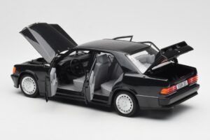 Mercedes 190E 2.3-16 W201 Musta Jälleenmyyjäpainos Norev 1:18 B66040663 Metalli — kuva 5 / 8
