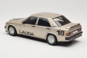 Mercedes 190E 2.3-16 W201 #1 N. Lauda Race of Champions Nurburgring 1984 AUTOart 1:18 88431 Metalli — kuva 7 / 8