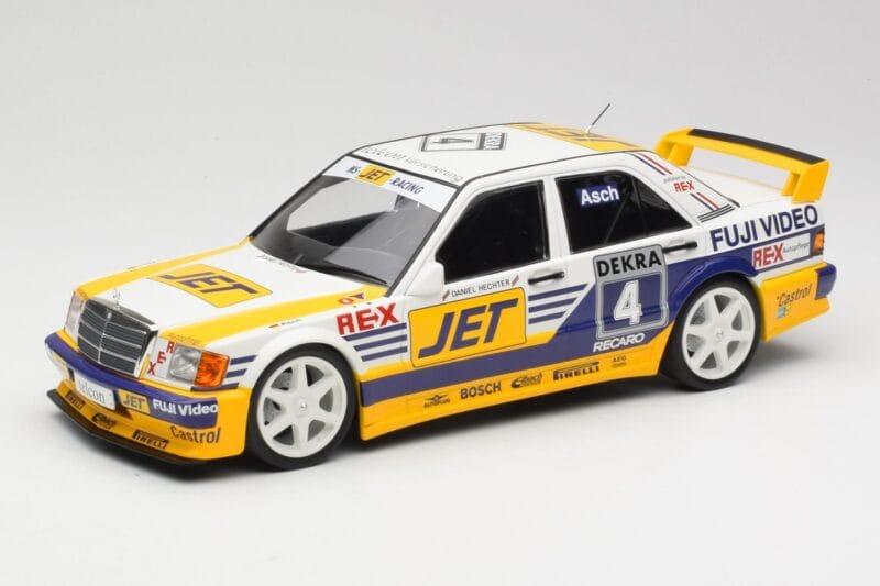 Mercedes 190E 2.5-16 EVO 1 W201 Team MS-Jet #4 R. Asch DTM 1989 Minichamps 1:18 155893604 Metalli