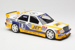Mercedes 190E 2.5-16 EVO 1 W201 Team MS-Jet #5 M. Reuter DTM 1989 Minichamps 1:18 155893605 Metalli — kuva 4 / 6