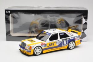 Mercedes 190E 2.5-16 EVO 1 W201 Team MS-Jet #5 M. Reuter DTM 1989 Minichamps 1:18 155893605 Metalli — kuva 6 / 6