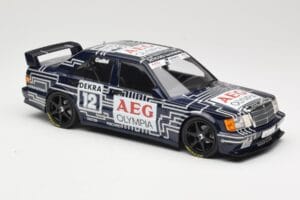 Mercedes 190E 2.5-16 EVO 1 W201 Team Snobeck #12 A. Cudini DTM 1989 Minichamps 1:18 155893612 Metalli — kuva 4 / 6