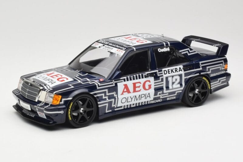 Mercedes 190E 2.5-16 EVO 1 W201 Team Snobeck #12 A. Cudini DTM 1989 Minichamps 1:18 155893612 Metalli