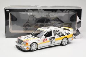 Mercedes 190E 2.5-16 EVO I W201 #60 Team AMG Mercedes K. Wendlinger DTM 1990 Minichamps 1:18 155903660 Metalli — kuva 6 / 6