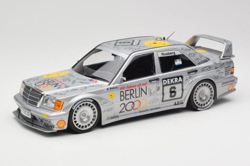 Mercedes 190E 2.5-16 EVO II W201 #6 Team AMG Mercedes K. Rosberg DTM 1992 Minichamps 1:18 155923606 Metalli