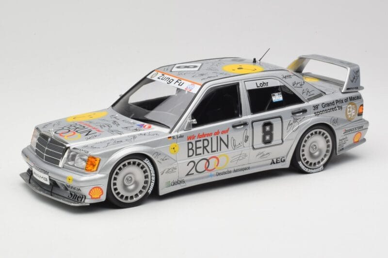 Mercedes 190E 2.5-16 EVO II W201 #8 Zung Fu E. Lohr Guia Race Macau 1992 Minichamps 1:18 155923608 Metalli