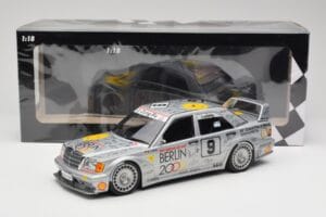 Mercedes 190E 2.5-16 EVO II W201 #9 Zung Fu K. Ludwig Guia Race Macau 1992 Minichamps 1:18 155923609 Metalli — kuva 6 / 6
