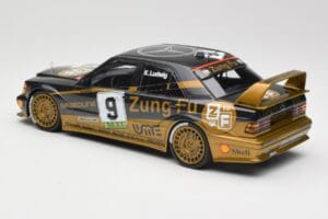 Mercedes 190E 2.5-16 EVO II W201 #9 Zung Fu K. Ludwig Guia Race Macau 1991 Minichamps 1:18 155913609 Metalli — kuva 4 / 6