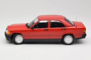 Mercedes 190E W201 Punainen Minichamps 1:18 155037000 Metalli — kuva 3 / 6