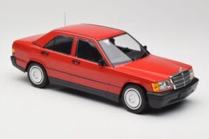 Mercedes 190E W201 Punainen Minichamps 1:18 155037000 Metalli — kuva 4 / 6