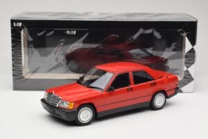 Mercedes 190E W201 Punainen Minichamps 1:18 155037000 Metalli — kuva 6 / 6