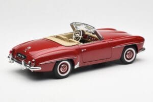 Mercedes 190SL W198 Punainen AUTOart 1:18 76116 Metalli — kuva 3 / 8