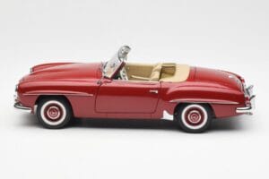 Mercedes 190SL W198 Punainen AUTOart 1:18 76116 Metalli — kuva 4 / 8