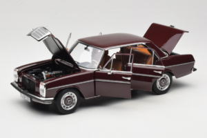 Mercedes 200 W115 Tumma Punainen Ruskea Norev 1:18 183778 Metalli — kuva 2 / 8