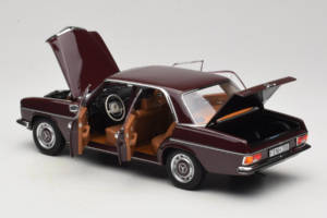 Mercedes 200 W115 Tumma Punainen Ruskea Norev 1:18 183778 Metalli — kuva 5 / 8