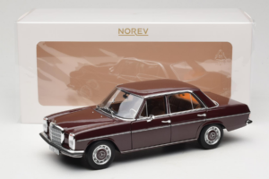 Mercedes 200 W115 Tumma Punainen Ruskea Norev 1:18 183778 Metalli — kuva 8 / 8
