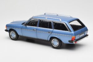 Mercedes 200 S123 T-Model Diamond Sininen Jälleenmyyjäpainos Norev 1:18 B66040671 Metalli — kuva 7 / 8