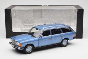 Mercedes 200 S123 T-Model Diamond Sininen Jälleenmyyjäpainos Norev 1:18 B66040671 Metalli — kuva 8 / 8