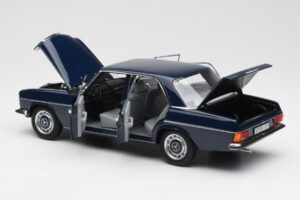 Mercedes 200 W114 Midnight Sininen Jälleenmyyjäpainos Norev 1:18 B66040694 Metalli — kuva 5 / 8