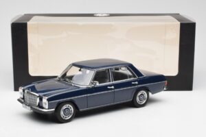 Mercedes 200 W114 Midnight Sininen Jälleenmyyjäpainos Norev 1:18 B66040694 Metalli — kuva 8 / 8