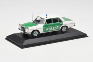 Mercedes 200 W115 Poliisi Minichamps 1:43 400034090 Metalli — kuva 2 / 4