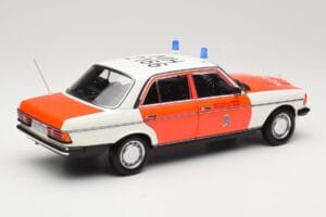 Mercedes 200 W123 Ambulanssi Valkoinen Norev 1:18 183834 Metalli — kuva 5 / 8