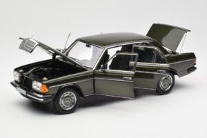 Mercedes 200 W123 Cypress Vihreä Metallic Jälleenmyyjäpainos Norev 1:18 B66040654 Metalli — kuva 2 / 8