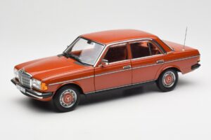 Mercedes 200 W123 English Punainen Jälleenmyyjäpainos Norev 1:18 B66040653 Metalli