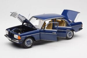Mercedes 200 W123 Surf Sininen Norev 1:18 183710 Metalli — kuva 2 / 8