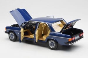 Mercedes 200 W123 Surf Sininen Norev 1:18 183710 Metalli — kuva 5 / 8