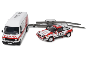 Mercedes 208D + Toyota Celica ST165 Gr.A RAC Safari 1990 Otto 1:18 OT480 Hartsi — kuva 3 / 4