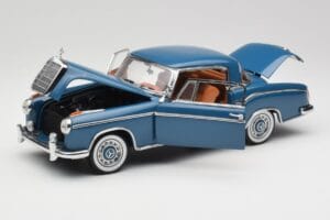 Mercedes 220 SE W128 Sininen Sun Star 1:18 3561 Metalli — kuva 2 / 8