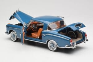 Mercedes 220 SE W128 Sininen Sun Star 1:18 3561 Metalli — kuva 5 / 8
