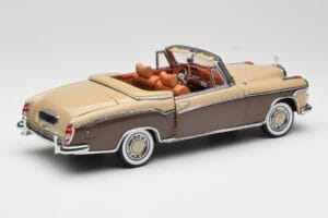 Mercedes 220 SE W128 Kabriolet Pronssinpunainen Sun Star 1:18 3572 Metalli — kuva 3 / 8