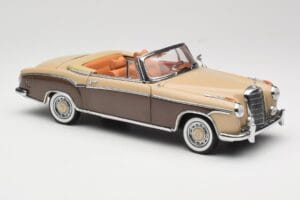 Mercedes 220 SE W128 Kabriolet Pronssinpunainen Sun Star 1:18 3572 Metalli — kuva 6 / 8