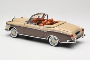 Mercedes 220 SE W128 Kabriolet Pronssinpunainen Sun Star 1:18 3572 Metalli — kuva 7 / 8