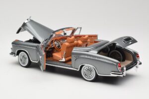 Mercedes 220 SE W128 Avoauto Grey Metallic Sun Star 1:18 3352-M1 Metalli — kuva 5 / 8