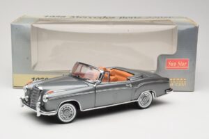 Mercedes 220 SE W128 Avoauto Grey Metallic Sun Star 1:18 3352-M1 Metalli — kuva 8 / 8