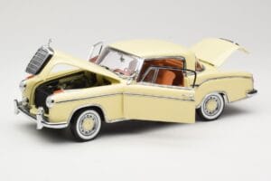 Mercedes 220 SE W128 Coupe Beige Sun Star 1:18 3562 Metalli — kuva 2 / 8