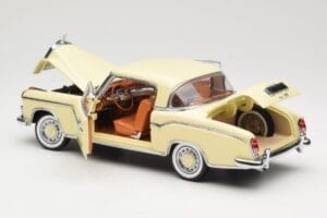 Mercedes 220 SE W128 Coupe Beige Sun Star 1:18 3562 Metalli — kuva 5 / 8
