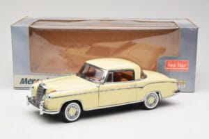 Mercedes 220 SE W128 Coupe Beige Sun Star 1:18 3562 Metalli — kuva 8 / 8
