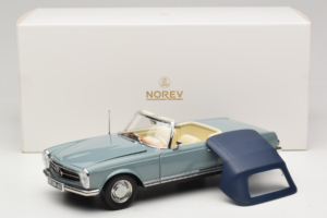 Mercedes 230 SL W113 Horizon Blue Norev 1:18 183992 Metalli — kuva 9 / 9